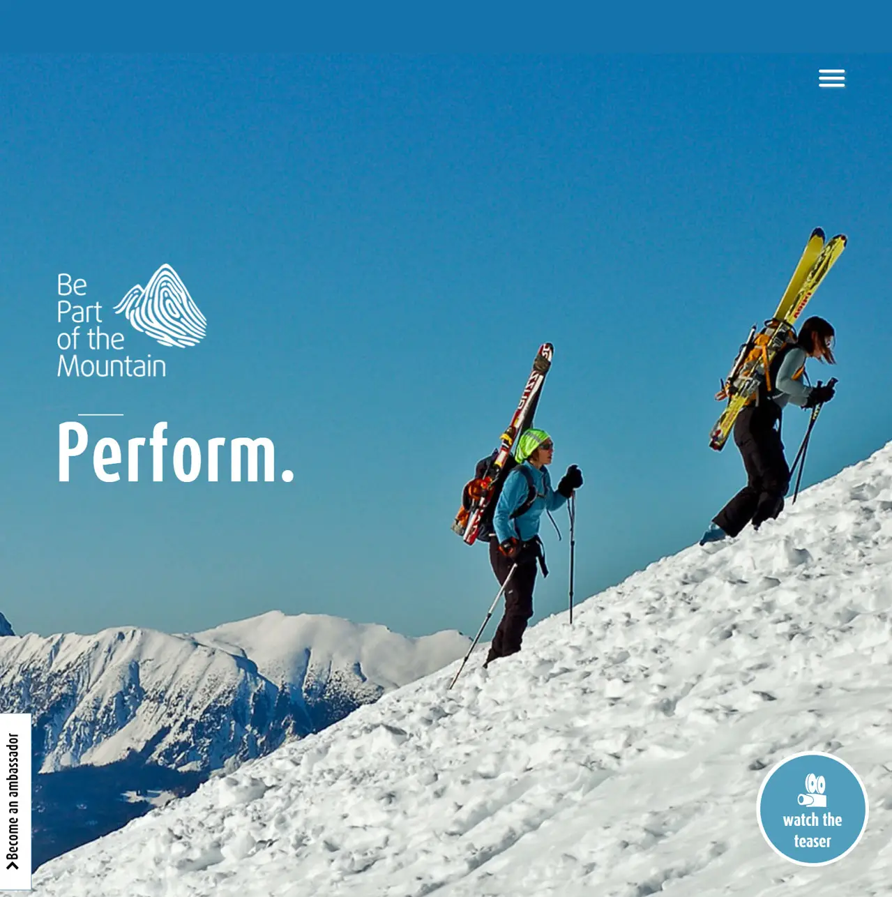 be part of the mountain site web