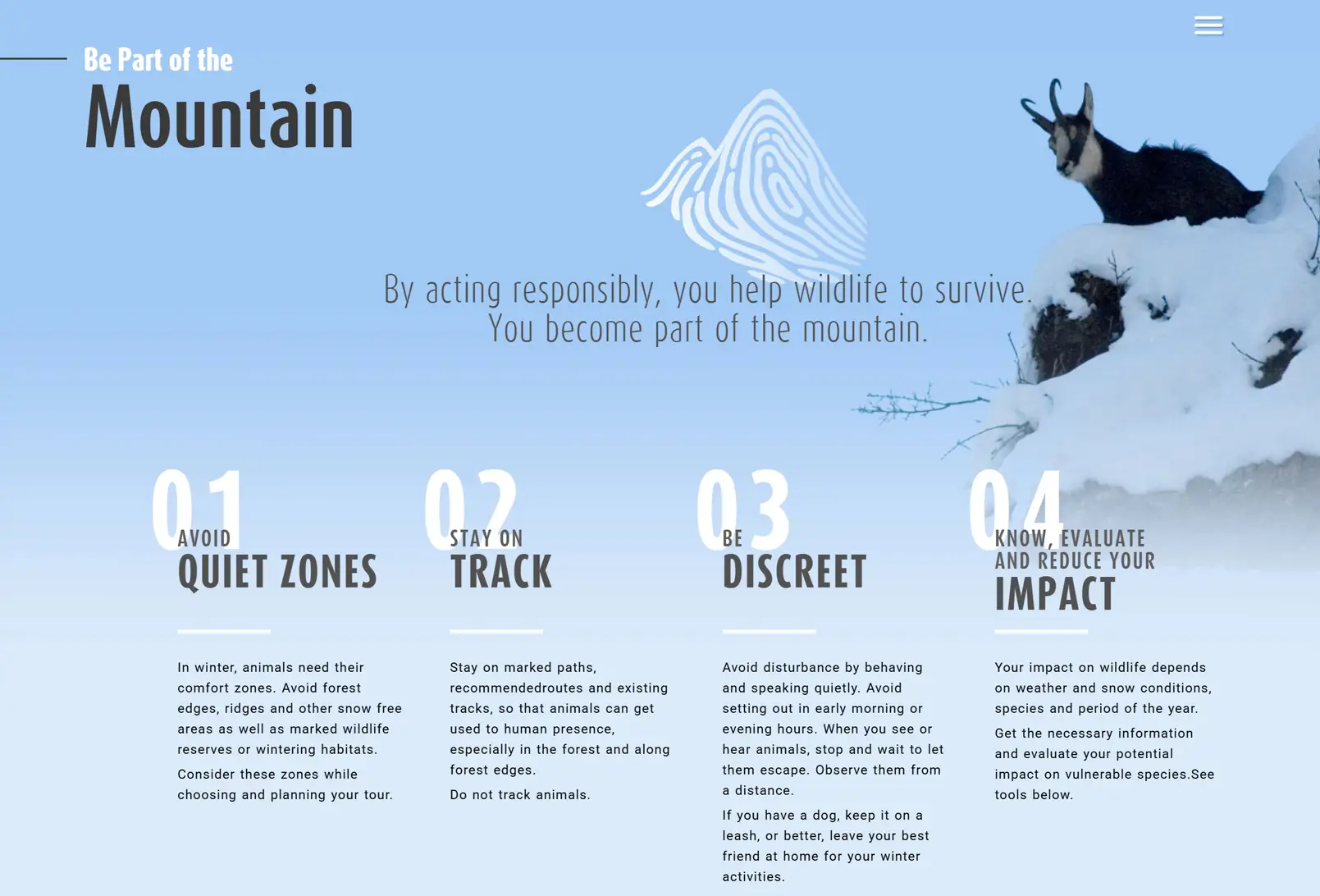 be part of the mountain site web
